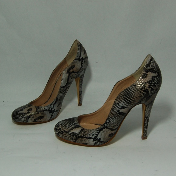 Kelsi Dagger Shoes Kelsi Dagger Snake Skin Leather High Heels Kelsi Dagger Shoes Kelsi Dagger Snake Skin Leather High Heels